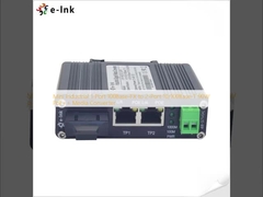 มินิ อินดัสเตรียล 1-Port 100Base-FX เป็น 2-Port 10/100Base-T 90W PoE++ Media Converter