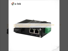 มินิ อินดัสเตรียล 1-Port 1000X ถึง 2-Port 10/100/1000Base-T 60W PoE++ Media Converter