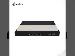 L2 บริหาร 8-Port 1G / 10G Base-T + 2-Port 10G SFP + Gigabit Ethernet Switch