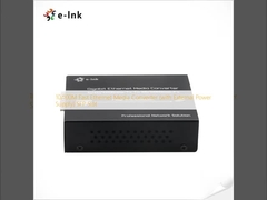 10/100M Fast Ethernet Media Converter (มีไฟฟ้าภายนอก) สล็อต SFP