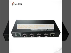 การปรับแต่งตัวเอง 3-port 10/100/1000BASE-T + 4-port 1000BASE SFP Ethernet Switch