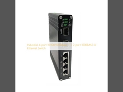 อุตสาหกรรม 4-port 10/100/1000Base-T + 2-port 1000BASE-X Ethernet Switch