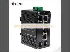 อุตสาหกรรม 4-Port 10/100/1000T 802.3bt 90W PoE + 1-Port 10/100/1000T + 2-Port 100/1000X SFP Gigabit Ethernet Switch