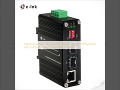อุตสาหกรรม 1G / 10G SFP + เป็น SFP + OEO Converter (3R Repeater) ด้วยฟังก์ชัน 1G Ethernet Media Converter