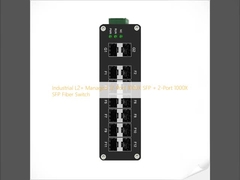 อุตสาหกรรม L2+ บริหาร 12-Port 1000X SFP + 2-Port 1000X SFP สวิตช์ไฟเบอร์