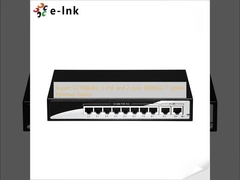 8 ท่า 10/100BASE-T PoE และ 2 ท่า 100BASE-T Uplink Ethernet Switch
