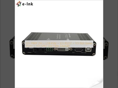 1Ch 1080P DVI + USB KVM + 1Ch RS232 + 1Ch Bidi Stereo Audio + 1Ch GPIO ผ่านเครื่องขยายไฟเบอร์