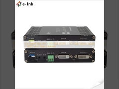 1Ch 1080P Bidi DVI + 1Ch Bidi RS232 + 1Ch Bidi Stereo Audio + GPIO ผ่านเครื่องขยายไฟเบอร์