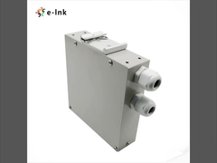 กล่องประกบไฟเบอร์ราง DIN 6 พอร์ต