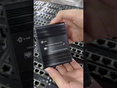 สวิตช์กิกะบิต 8 พอร์ตสำหรับอุตสาหกรรม - 2x SFP -40°C ถึง 80°C DIN-Rail