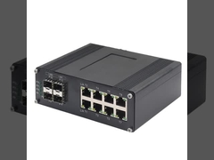 อุตสาหกรรม L2 + 8-Port 10/100/1000T + 4-Port 1000X SFP การจัดการ Ethernet สวิตช์