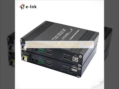 1Ch 1080P HDMI + 1Ch USB KVM + 1Ch RS232 + 1Ch Bidi Stereo Audio + 1Ch GPIO ผ่านเครื่องขยายไฟเบอร์