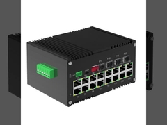 อุตสาหกรรม L2 + 16-Port 10/100/1000T + 4-Port 1000X SFP การจัดการ Ethernet สวิตช์