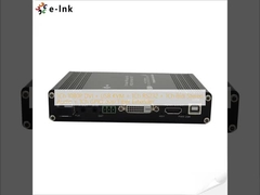 1Ch 1080P DVI + USB KVM + 1Ch RS232 + 1Ch Bidi Stereo Audio + 1Ch GPIO ผ่านเครื่องขยายไฟเบอร์