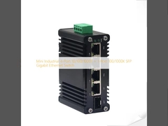 มินิ อินดัสเตรล 4-Port 10/100/1000T + 1-Port 100/1000X SFP Gigabit Ethernet Switch