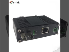 Mini Industrial 10BASE-T ถึง 10BASE-FL Ethernet Media Converter
