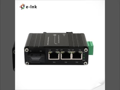 มินิ อินดัสเตรียล 3-Port 10/100/1000T 802.3at PoE + 1-Port 1000X SC Ethernet Switch ด้วย 12 ~ 48VDC Inpu