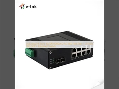 อุตสาหกรรม 8-Port 10/100/1000M/2.5G 802.3bt PoE + 2-Port 10G SFP+ Ethernet Switch