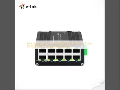 มินิ อินดัสเตรล 8-Port 10/100/1000T 802.3at PoE + 2-Port 10/100/1000T Compact Ethernet Switch