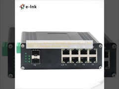 อุตสาหกรรม L2+ 8-Port 10/100/1000T 802.3at PoE + 2-Port 1000X SFP การจัดการ Ethernet สวิตช์
