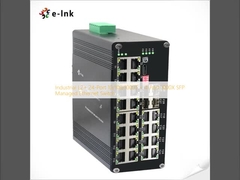 อุตสาหกรรม L2 + 24-Port 10/100/1000T + 4-Port 1000X SFP การจัดการ Ethernet Switcher