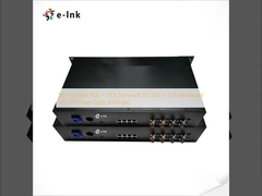 8Ch Gigabit PoE + 6Ch Forward 3G-SDI + 2Ch Backward 3G-SDI ไฟเบอร์ออปติก เอ็กซ์เทนเดอร์