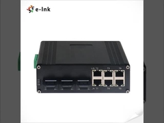 อุตสาหกรรม 6-port 10/100Base-T + 3-port 100BASE-FX Ethernet Switch