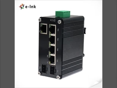 อุตสาหกรรม 4-Port 10/100/1000T 802.3bt 90W PoE + 1-Port 10/100/1000T + 2-Port 100/1000X SFP Gigabit