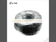 สายแพทช์ไฟเบอร์ออปติกแบบมีเกราะภายนอกอาคาร 2-12 Core SM (ตัวเลือกขั้วต่อ SC, LC, FC, ST)