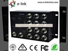 สวิตช์อีเธอร์เน็ตแบบจัดการ Gigabit สำหรับอุตสาหกรรม EN50155