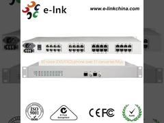 30 โทรศัพท์เสียง (FXS/FXO) ผ่าน E1 converter/Mux