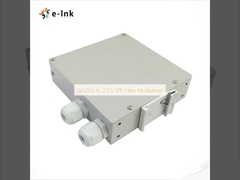 2x1.25G ถึง 2.5G SFP Fiber Multiplexer