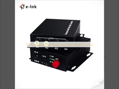 1Ch เสียง RCA แบบสองทิศทางผ่านตัวแปลงไฟเบอร์ออฟติคัล