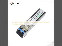 HD-SDI CWDM 1270~1610nm เครื่องรับสัญญาณออปติกอล (MSA) วิดีโอดิจิตอล 20 กม.