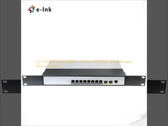 L2+ 8-Port 10/100/1000T + 2-Port 100/1000X SFP Managed Ethernet Switches