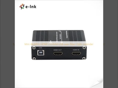 มินิ 4K/60Hz HDMI 2.0 KVM USB ผ่าน Fiber Optic Extender