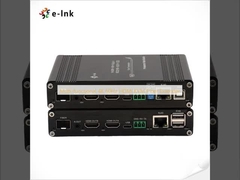 ตัวขยายสัญญาณไฟเบอร์ HDMI KVM 4K 60Hz แบบมัลติฟังก์ชัน