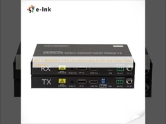 DP1.2 4K@60Hz 4:44 เครื่องขยายสายไฟเบอร์เสียงและวีดีโอที่ไม่กด