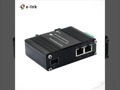 มินิ อินดัสเตรียล 1-Port 100/1000X SFP ถึง 2-Port 10/100/1000T 90W PoE++ Media Converter รองรับ IEEE8