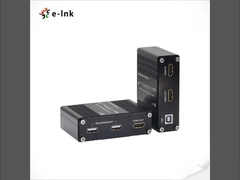 มินิ 4K/60Hz HDMI 2.0 KVM USB over Fiber Optic Extender รองรับการส่งสัญญาณคีย์บอร์ดและหนู