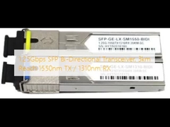 ตัวรับส่งสัญญาณ SFP แบบ Bi-Directional 1.25Gbps, ระยะทาง 3 กม. คลื่น 1550nm TX / 1310nm RX