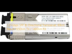 ตัวรับส่งสัญญาณ SFP แบบ Bi-Directional 1.25Gbps, ระยะทาง 60 กม. 1550nm TX / 1490nm RX
