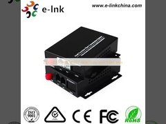 2Ch POTS ((FXO/FXS) โทรศัพท์ผ่านไฟเบอร์ Mux