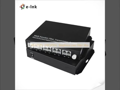 8Ch POTS ((FXO/FXS) โทรศัพท์ผ่านไฟเบอร์ Mux