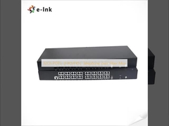 32Ch POTS ((FXO/FXS) โทรศัพท์ผ่านไฟเบอร์ Mux