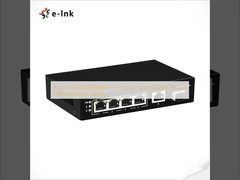 4 ท่า 10/100/1000BASE-T PoE และ 1 ท่า Gigabit TP/SFP Uplink Ethernet Switch