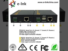 HD-BaseT DVI KVM Extender มากกว่า 100m คาเบล Cat6/7 ตัวเดียว รองรับความละเอียดวิดีโอถึง 1920*1080P@60