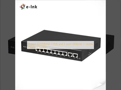 8 ท่า 10/100BASE-T PoE และ 2 ท่า 100BASE-T Uplink Ethernet Switch