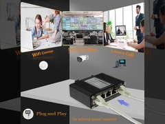 ตัวขยาย PoE Gigabit 1 พอร์ต 802.3at PoE+ เป็น 4 พอร์ต 802.3af/at สำหรับอุตสาหกรรม รองรับ DIN-Rail และ Wall-mo