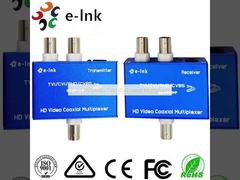 มัลติเพล็กเซอร์ 2 ช่อง CVI/AHD/TVI HD/Coaxial